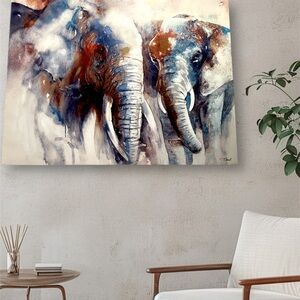 Elephant Canvas Wall Art
